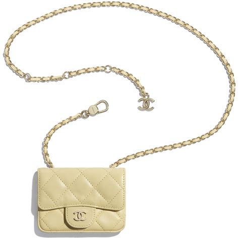 chanel yellow belt bag|chanel belt bag 2022.